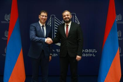 Тhe Extraordinary and Plenipotentiary Ambassador of the Republic of Bulgaria to the Republic of Armenia, Nikola Nikolov, held a protocol meeting with the Minister of Economy of the Republic of Armenia, Gevorg Papoyan