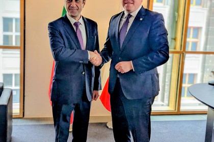 Проведена официална среща между Н.Пр. Григор Порожанов и г-н Марио Войгт, министър-председател на Тюрингия