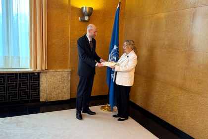 Постоянният представител на Република България към Службата на Организацията на обединените нации (ООН) и други международни организации в Женева, посланик Ангел Банджов, връчи акредитивните си писма на Генералния директор на Службата на ООН в Женева