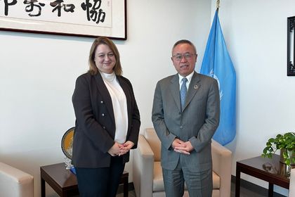 Meeting of Ambassador Gergana Karadjova with Li Junhua, UN Under-Secretary-General for Economic and Social Affairs
