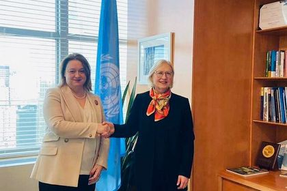 Meeting of Ambassador Gergana Karadjova with Elizabeth Spehar, UN Assistant Secretary-General for Peacebuilding