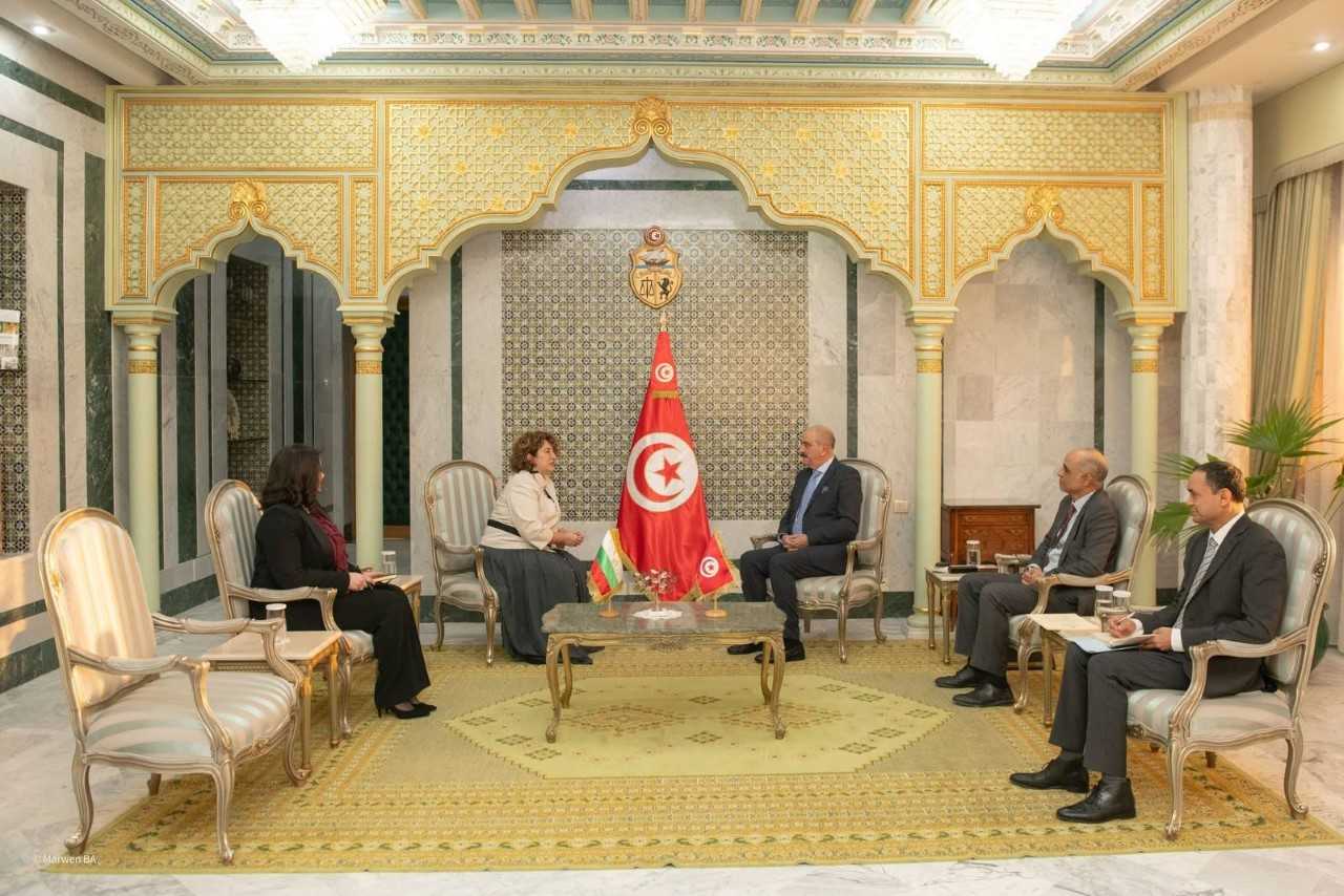 Посланик Боряна Симеонова връчи копия на акредитивните си писма на министъра на външните работи, миграцията и тунизийците в чужбина Мохамед Али Нафти