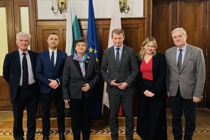 H.E. Margarita Ganeva – Ambassador of the Republic of Bulgaria to the Republic of Poland and Nikolay Kostov – Counselor at the Embassy of the Republic of Bulgaria in Warsaw, Head of the National Tourist Representation held a working meeting with Mr. Ireneusz Raś – State Secretary for Tourism, Ministry of Sports and Tourism of the Republic of Poland