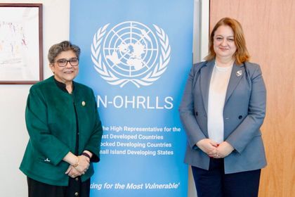 Ambassador Gergana Karadjova met with Rabab Fatima, United Nations Under-Secretary-General and High Representative for the Least Developed Countries, Landlocked Developing Countries and Small Island Developing States