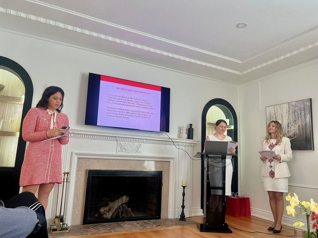 Presentation of the “Martenitsa” tradition, jointly organized by the Embassies of Bulgaria, Romania and Moldova in Ottawa