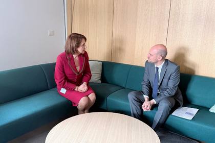 Среща на министър Нейнски с френския външен министър Жан-Ноел Баро