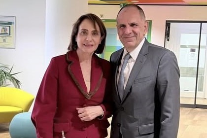 Министър Нейнски се срещна с министъра на външните работи на Гърция Георгиос Герапетритис