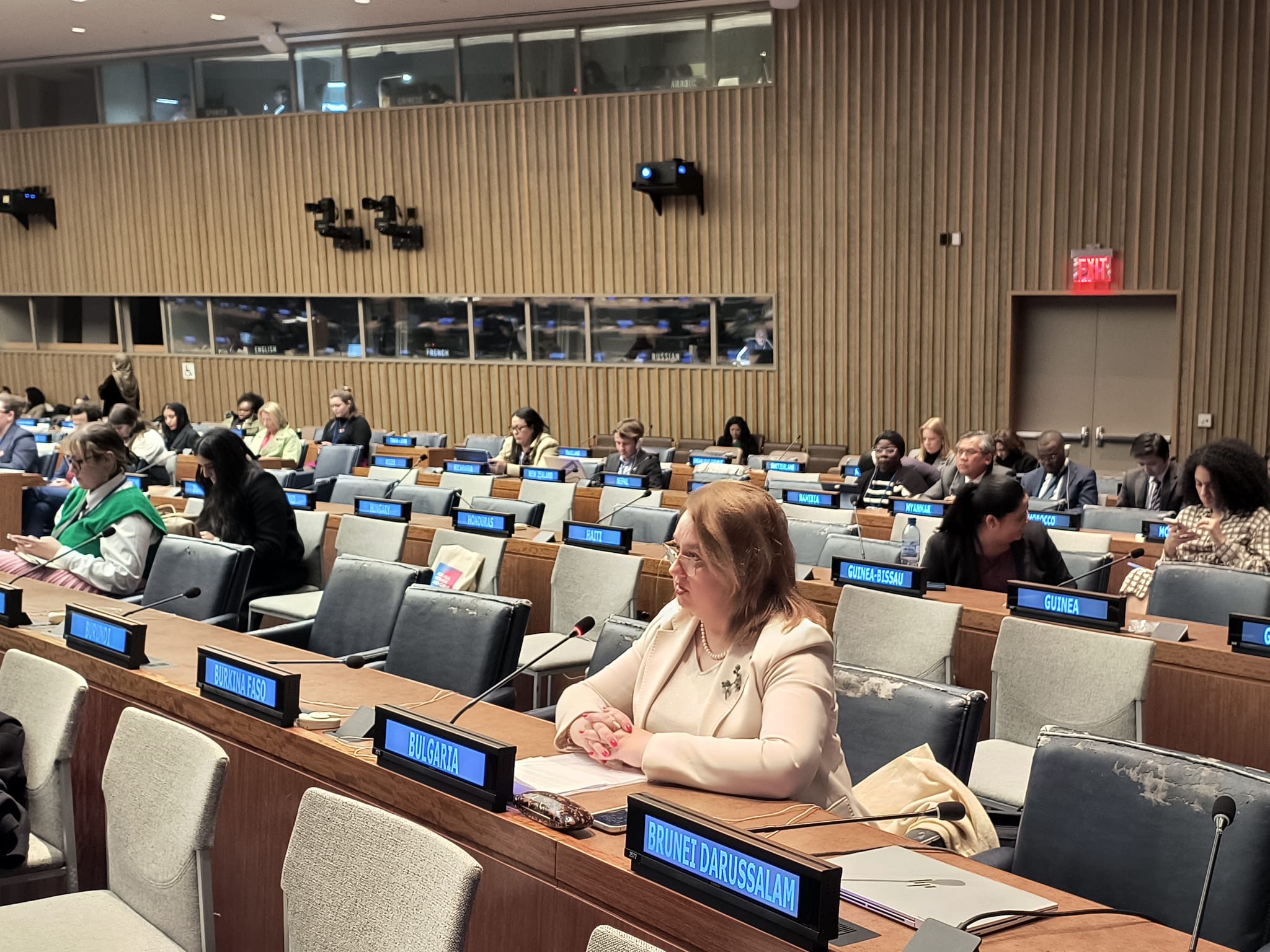 Посланик Гергана Караджова взе участие в Среща на високо равнище, посветена на насилието срещу жени и момичета