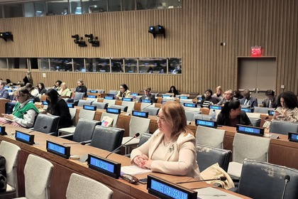 Ambassador Gergana Karadzhova took part in a high-level meeting dedicated to violence against women and girls