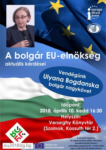Посланик Богданска бе гост-лектор на Euro Partner Club и Euro Café в Солнок