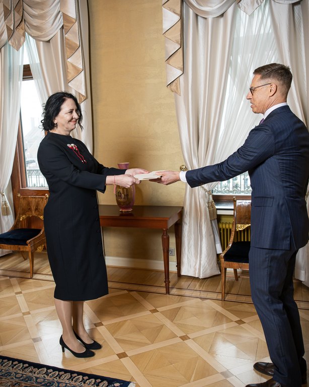Presentation of the Letters of Credence of the Newly Appointed Ambassador of the Republic of Bulgaria to the Republic of Finland