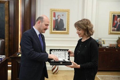 Посланик Нейнски се срещна с вътрешния министър на Турция Сюлейман Сойлу