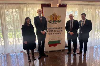 Среща на посланик Ангел Банджов с представители на еврейската неправителствена организация B’nai B’rith International в Женева