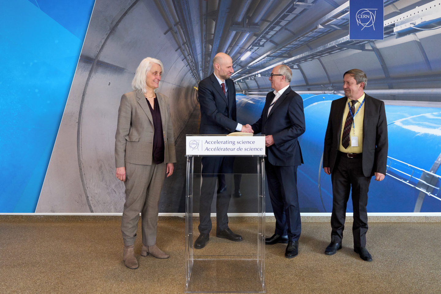 Ambassador Angel Bandzhov, Permanent Representative of the Republic of Bulgaria to the United Nations Office and other international organizations in Geneva, visited the European Organization for Nuclear Research (CERN)