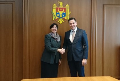 Среща на директора на Дипломатическия институт с министъра на външните работи и европейската интеграция на Молдова