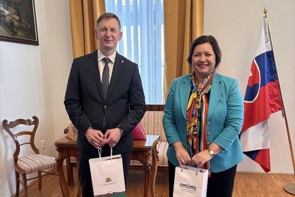 Посещение на Н. Пр. Снежана Йовева-Димитрова в град Банска Бистрица 