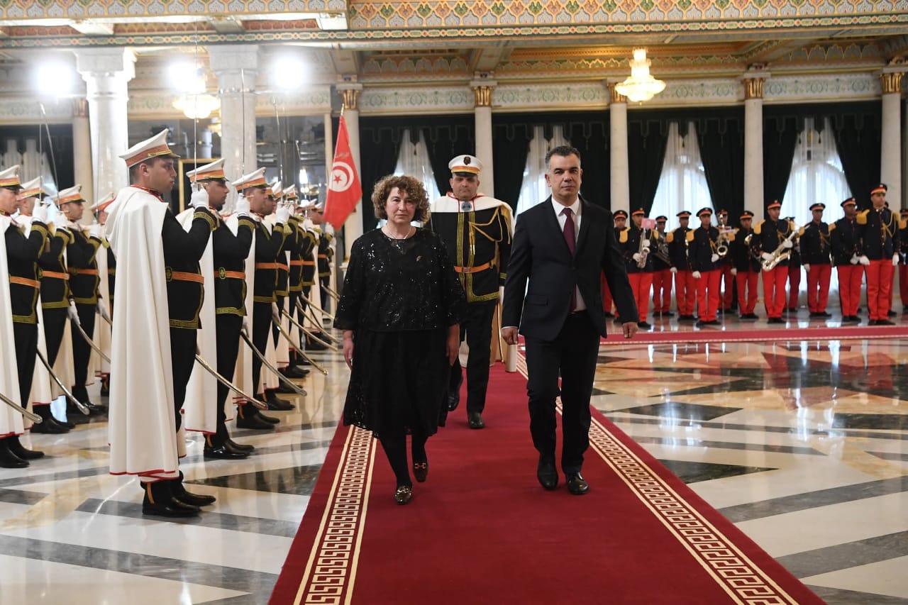 Връчване на акредитивните писма на Президента на Тунизийската република Каис Сайед от посланик Боряна Симеонова