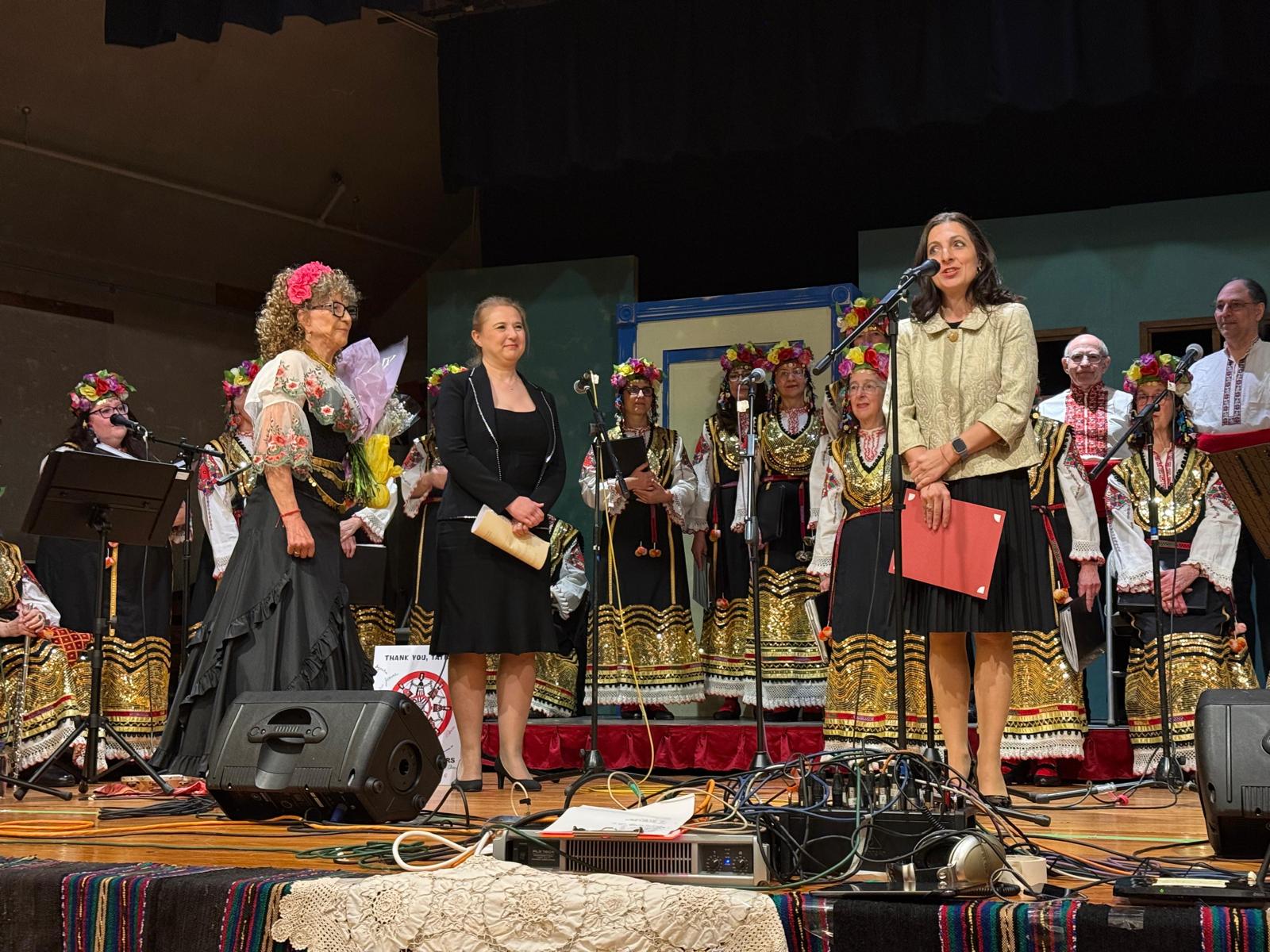 Solemn celebration of the 25th anniversary of the creation of the vocal ensemble "Wild Women", with artistic director Ms. Tatyana Sarbinska, Boston, USA