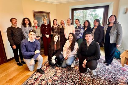 Presentation of a student project under the programme “The Untold Stories of Bulgarians” at the Embassy of the Republic of Bulgaria in Brussels