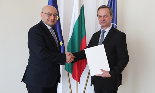 Meeting of Deputy Minister Radi Naydenov with the Ambassador Extraordinary and Plenipotentiary of the State of Israel His Excellency Yossi Levi-Sfari