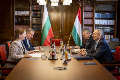 Среща на посланик Мария Ангелиева с Шандор Пинтер, министър на вътрешните работи на Унгария (20 април 2026 г.)