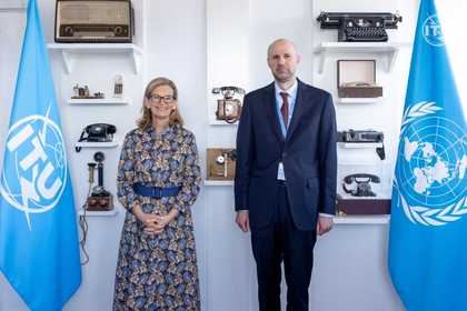 Среща на постоянния представител на Република България в Женева с генералния секретар на Международния съюз по далекосъобщения