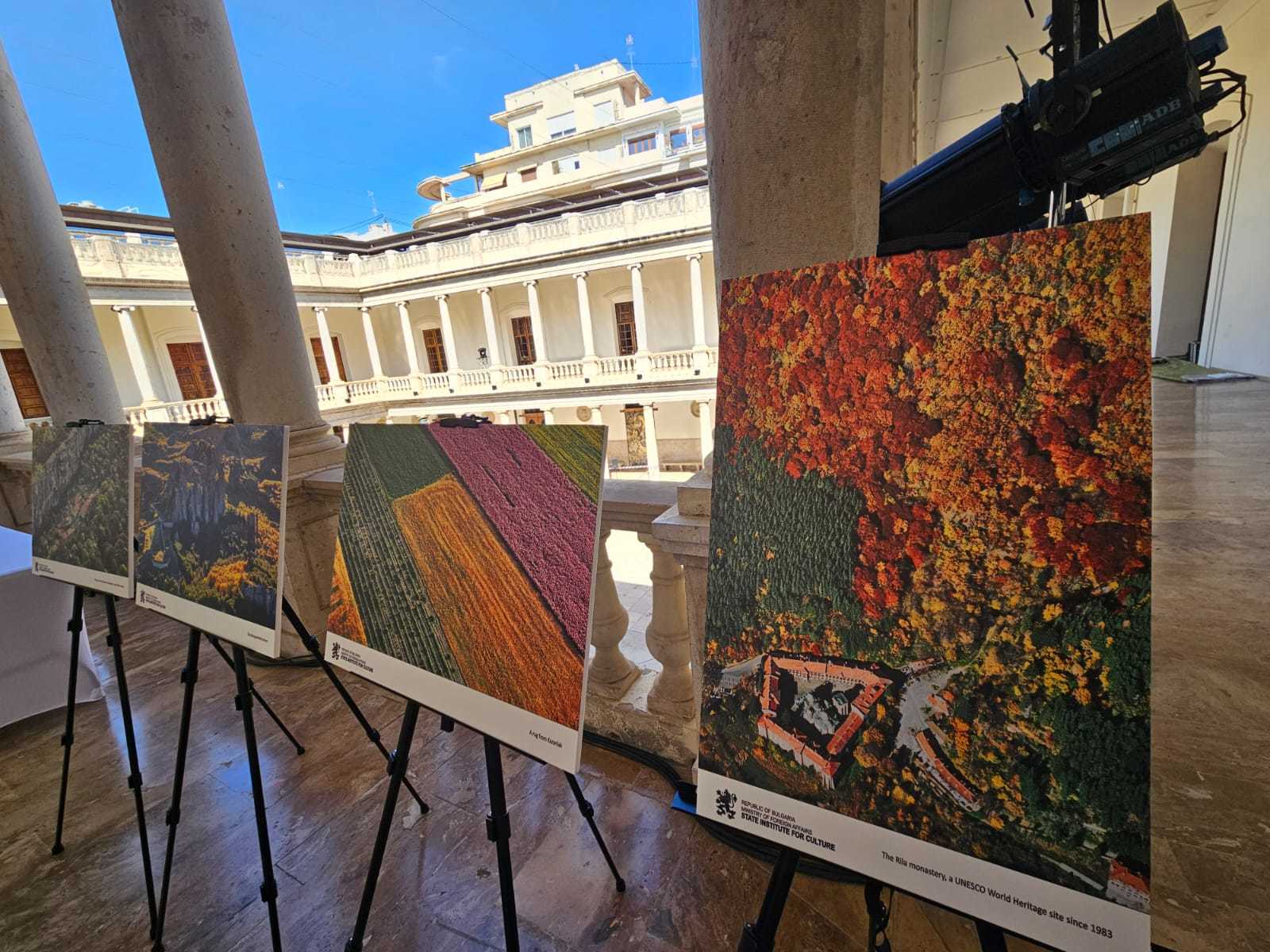 On occasion of Europe Day, the Consulate General of the Republic of Bulgaria in Valencia presented the exhibition "Bulgaria from a Bird's Eye View"