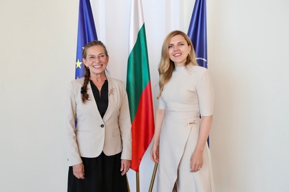 Minister of Foreign Affairs Velislava Petrova Holds Meeting with the Ambassador of the Federal Republic of Germany to Bulgaria, Irene Plank 