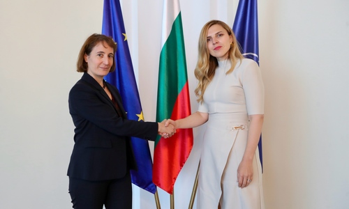 Minister of Foreign Affairs Velislava Petrova Holds Meeting with the Ambassador of France to Bulgaria, Marie Dumoulin 