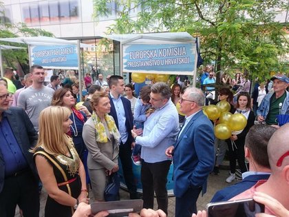 Посолството на България организира тържественото отбелязване на Деня на Европа в Загреб