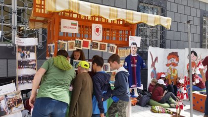Участие на училище „Франце Прешерен“ с български щанд честването на Деня на Европа