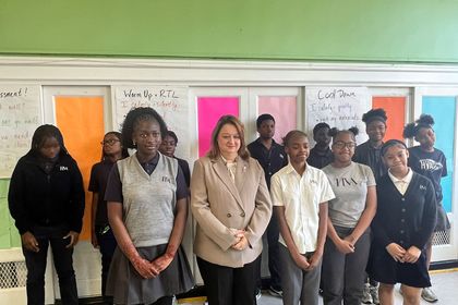 Participation of Ambassador Gergana Karadjova in the New York Mayor's initiative "NYC Junior Ambassadors"