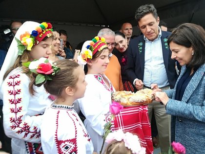 Отбелязване на Деня на Европа в Париж