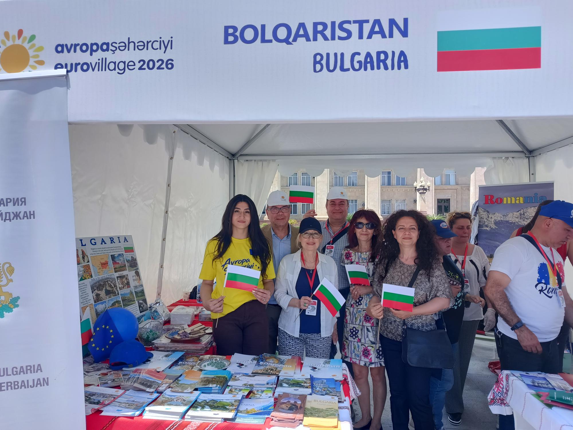 Participation of the Embassy of the Republic of Bulgaria to the Republic of Azerbaijan in the cultural event “Eurovillage” in Ganja, organized by the EU Delegation