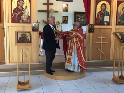 България подари на Православната църква в Бразилия икона на светите братя Кирил и Методий