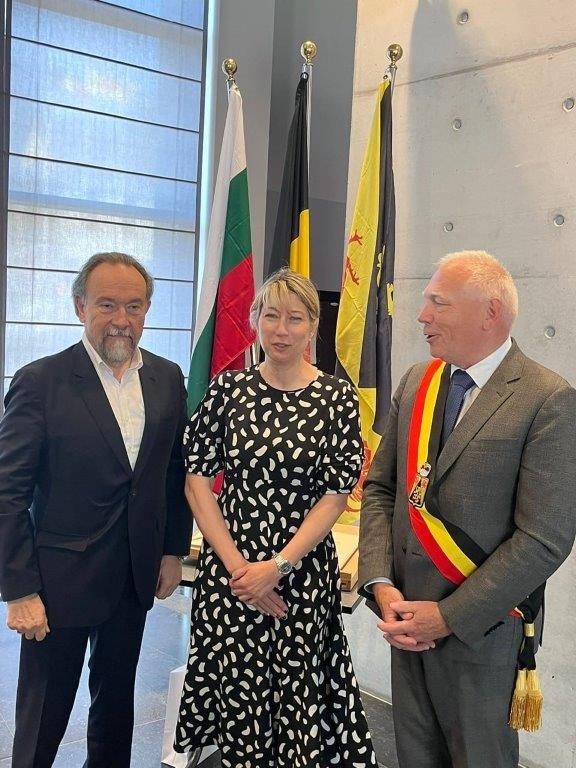 Meetings with the governors of the province of Walloon Brabant and the province of Hainaut