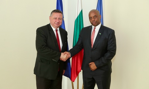 Deputy Minister Hristo Polenakov Meets with Mr Vasco Mushe Samupofu, Ambassador of the Republic of Namibia