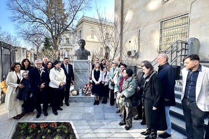 Inauguration of a monument to Vasil Levski in Warsaw