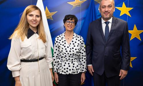 Ministers Velislava Petrova and Georgi Peev Meet European Commissioner Marta Kos