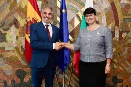 Deputy Minister Ivanka Tasheva Holds Political Consultations with Fernando Sampedro, Secretary of State for the European Union of the Kingdom of Spain