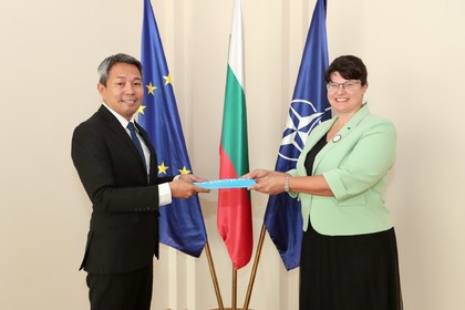 Deputy Minister Tasheva Receives Credentials of New UNICEF Representative in Bulgaria Mio Nemoto