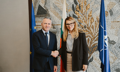 Minister Velislava Petrova Meets with Kosovo’s Chief Negotiator with the EU Jeton Zulfaj