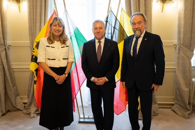 Ambassador Natalia Uzunova met with the Governor of the Province of Namur, Denis Mathen, and with the Minister-President of the German-speaking Community in Belgium, Oliver Paasch