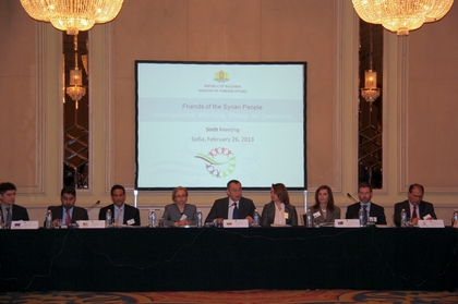 International community declares its firm commitment to continuing the pressure on the Assad regime