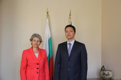 Министър Кристиан Вигенин се срещна с Генералния директор на ЮНЕСКО Ирина Бокова