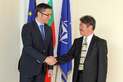 Minister Kristian Vigenin held talks with the Ambassador of Mongolia to Bulgaria Lhamsuren Dugerzhav