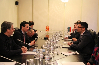 Kristian Vigenin met with the Foreign Minister of the Republic of  Macedonia