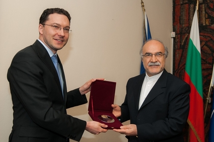 Minister Daniel Mitov met with the Ambassador of the Islamic Republic of Iran