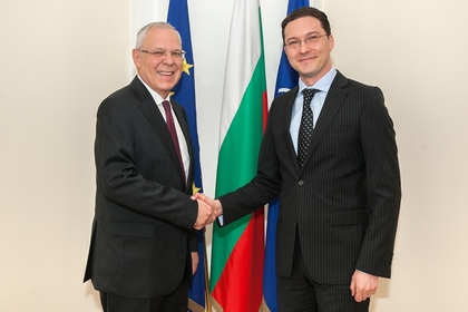 Minister Daniel Mitov and Ambassador Jean Faltz discussed the priorities of the forthcoming Luxembourg Presidency of the EU