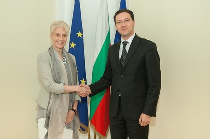 Minister Daniel Mitov held a meeting with the newly appointed UK Ambassador